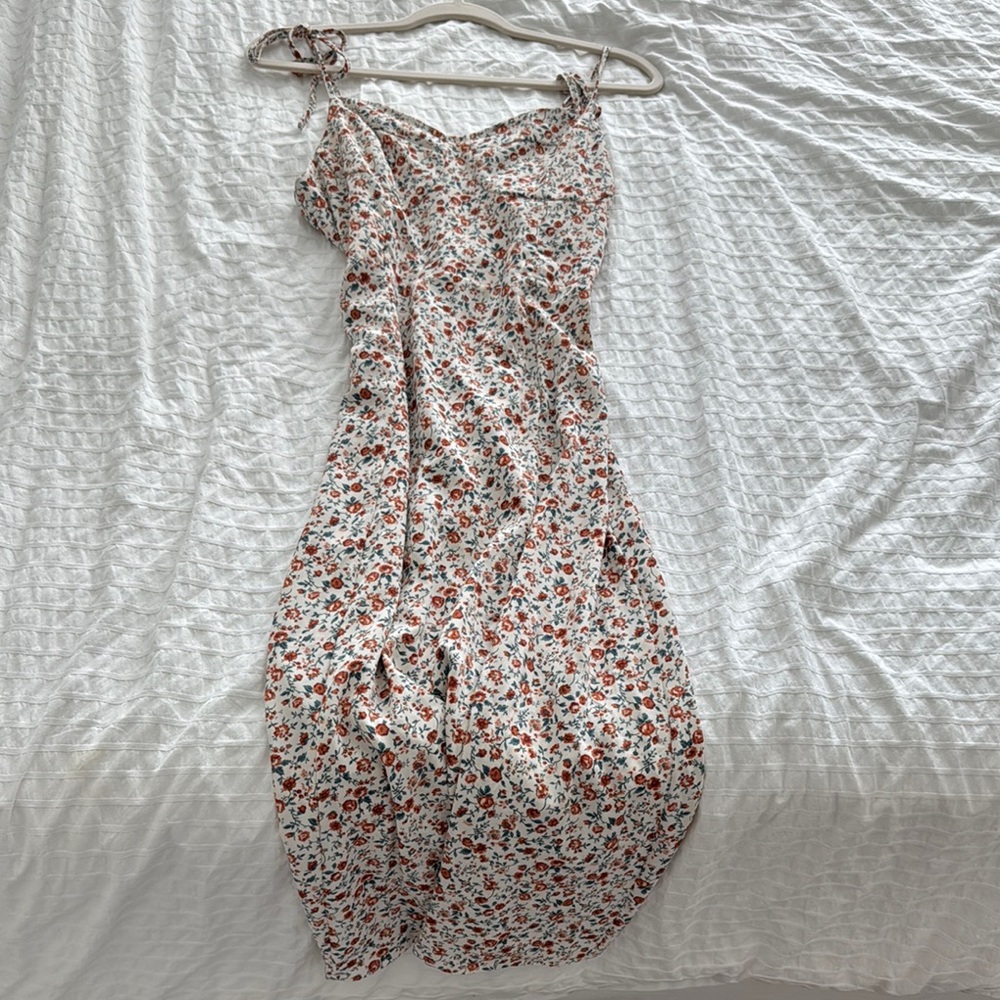 Floral Spaghetti Strap Dress